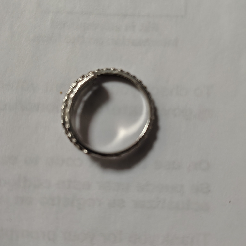 Silver Toned Adjustable Ring